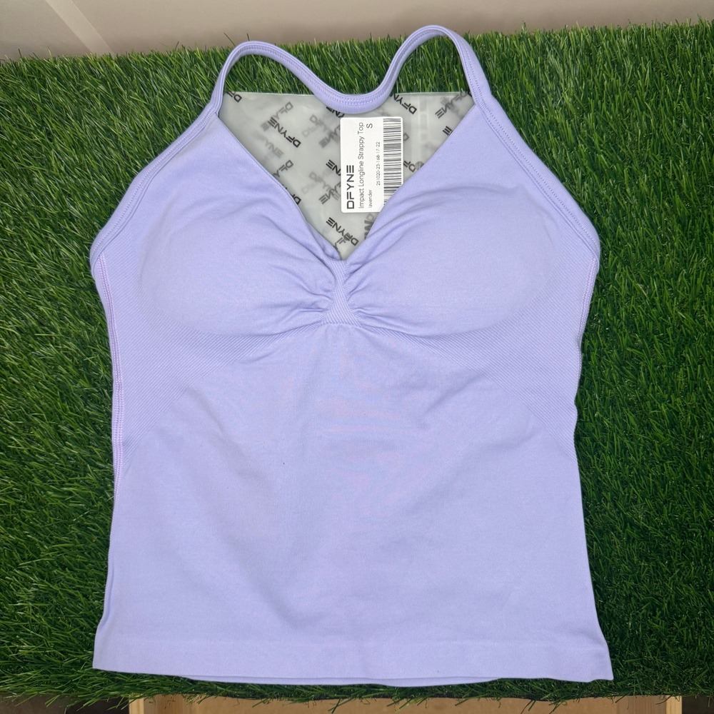 Enye Lavender Seamless Tank Top with Built-In Support